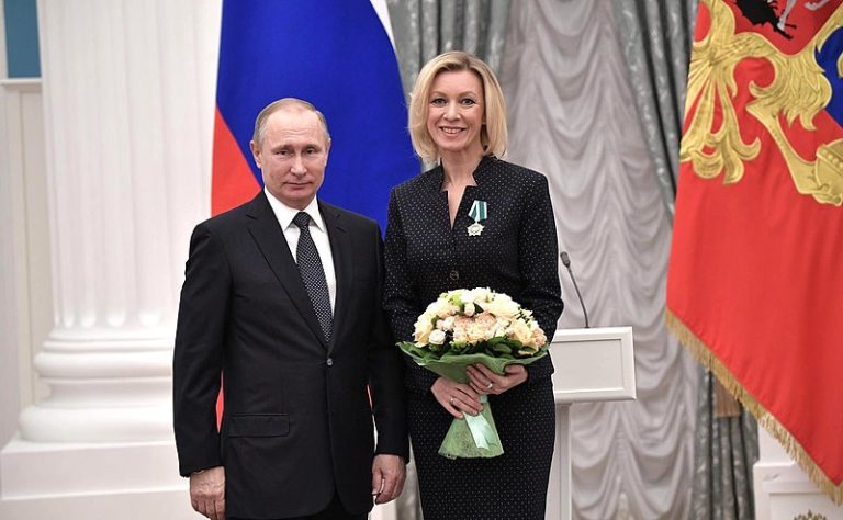 https://commons.wikimedia.org/wiki/File:Vladimir_Putin_and_Maria_Zakharova_%282017-01-26%29.jpg