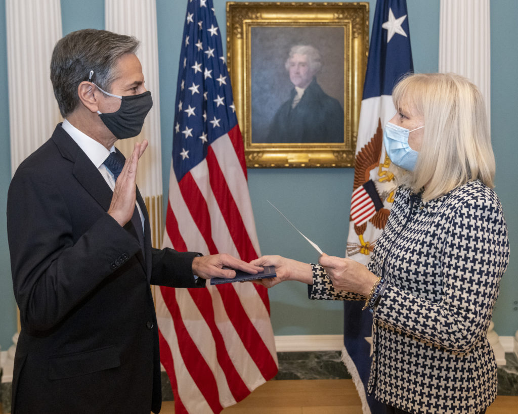 https://en.wikipedia.org/wiki/Antony_Blinken#/media/File:Secretary_Blinken_is_Sworn_in_as_Secretary_of_State_(50878397918).jpg