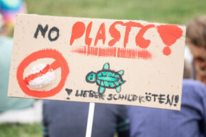 WWF No Plastic protest picnic in Berlin