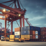 logistics-transportation-container-cargo-ship-cargo-plane-with-working-crane-bridge-shipyard-sunrise-logistic-import-export-transport-industry-background-ai-generative-1-e1705302490389