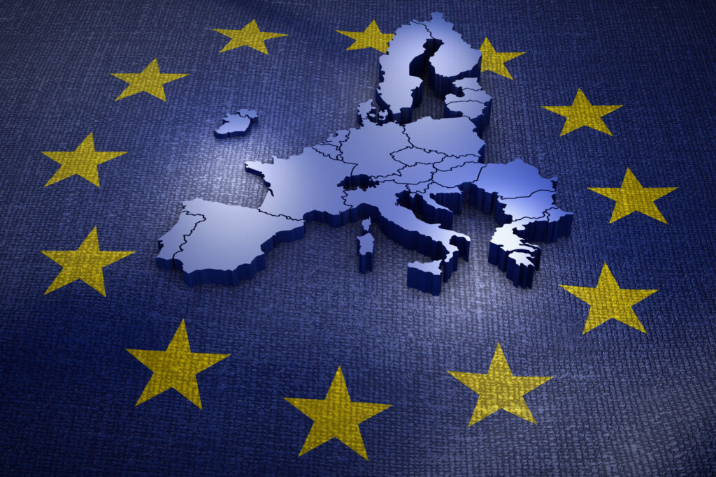 European Union on the flag